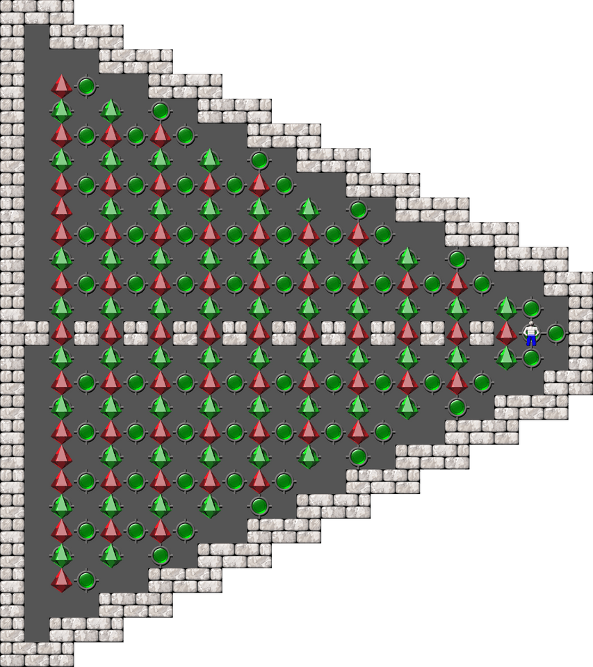 Sokoban Monry and Panda Arranged level 65